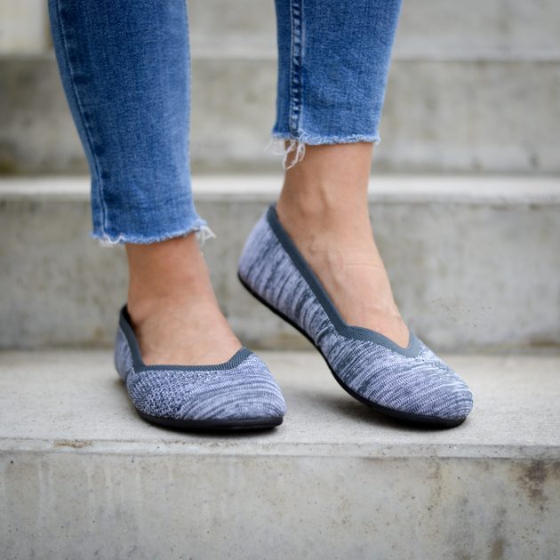 naBOSo XERO SHOES PHOENIX KNIT W Gray Dámské barefoot baleríny