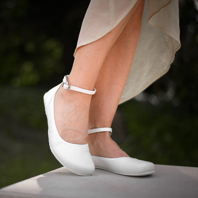 naBOSo – SHAPEN BALERÍNKY TULIP II W White – Shapen – Baleríny – Dámské –  Zažijte pohodlí barefoot bot.