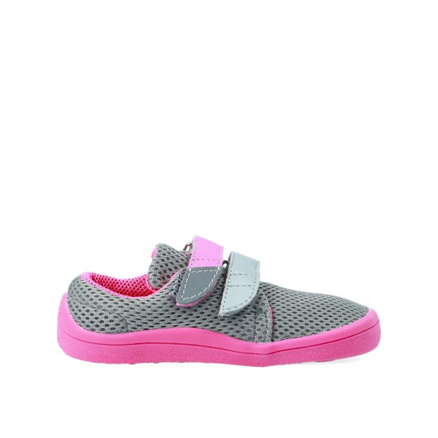 naBOSo – BEDA TENISKY MESH SOFIE Grey Pink – BEDA – Sneakers – Children –  Zažijte pohodlí barefoot bot.
