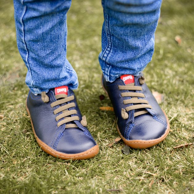 naBOSo – CAMPER PEU SNEAKERS Blue – Camper – Sneakers – Children – Zažijte  pohodlí barefoot bot