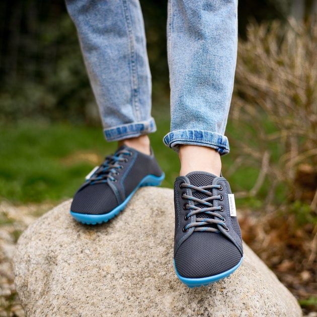 naBOSo – LEGUANO AKTIV Anthracite Blue – leguano – Sportovní – Pánské –  Zažijte pohodlí barefoot bot.