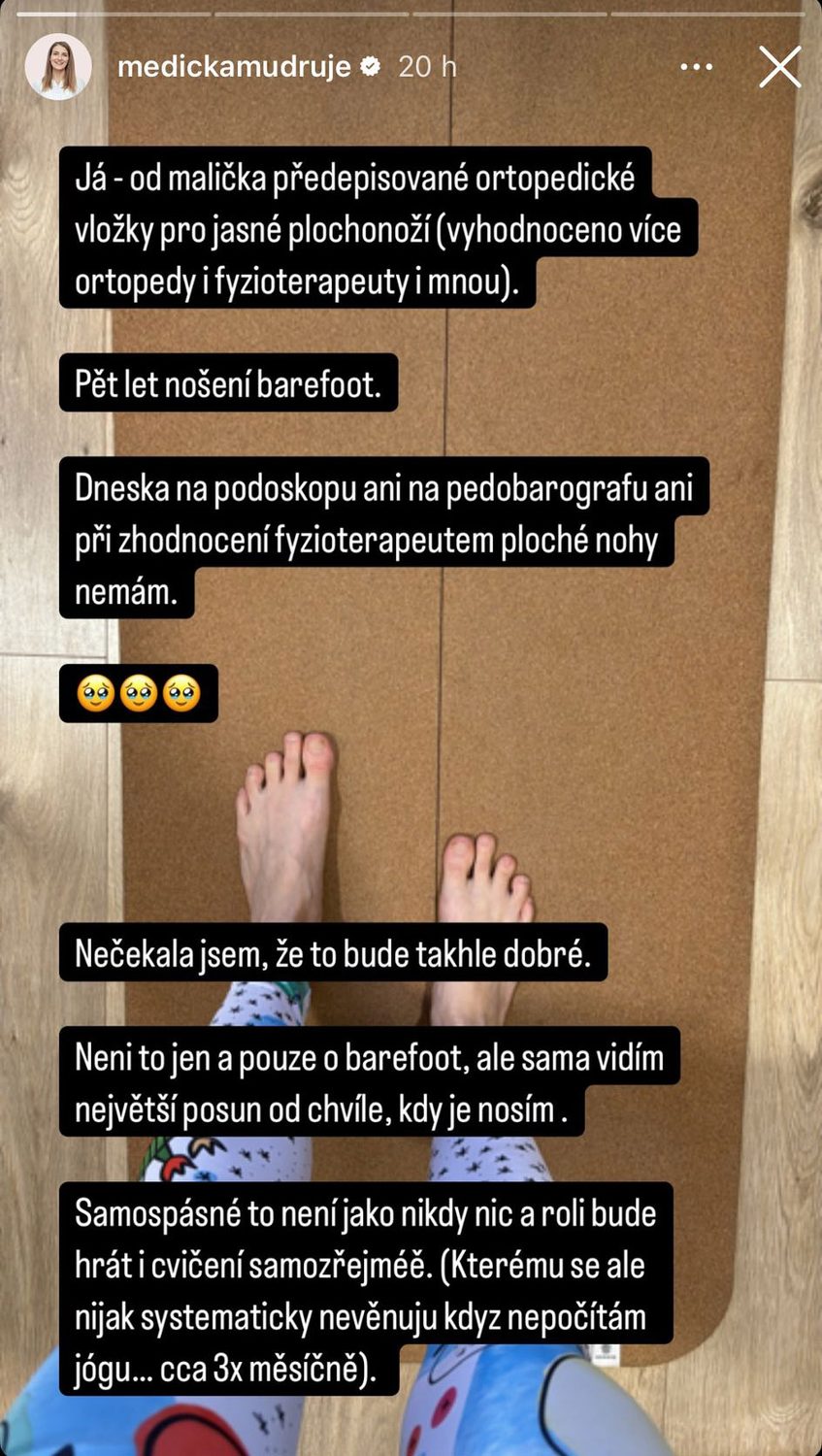 Barefoot a ploché nohy