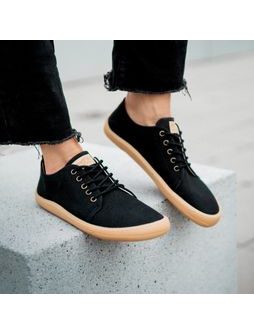 FRODDO SNEAKER VEGAN LACES II Black | Barefoot tenisky