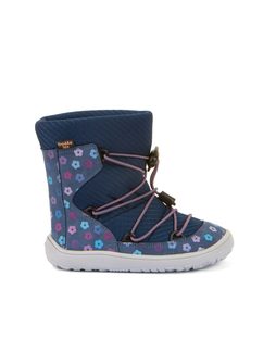 FRODDO ZIMNÍ TEX TRACK WOOL Denim+ | Dětské zimní zateplené barefoot boty