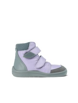 BEDA ZIMNÍ VYŠŠÍ JASMINE Lila - užší kotník | Dětské zimní zateplené barefoot boty
