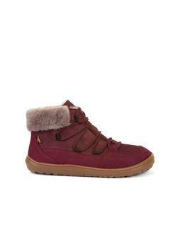 FRODDO UP FURRY W TEX Bordeaux | Zimní zateplené barefoot boty