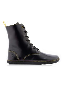 SHAPEN MAVERICK Black Yellow | Kotníkové barefoot boty