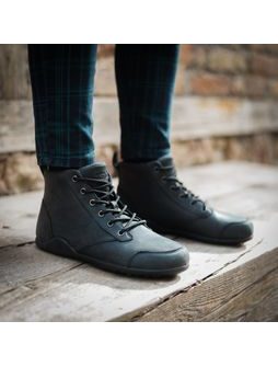 XERO SHOES DENVER LEATHER M Black | Pánské kotníkové barefoot boty