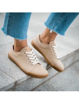 CRAVE WOODSTOCK Beige | Barefoot tenisky