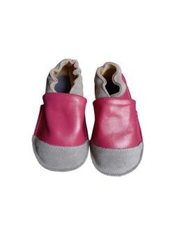 HOPI GO! BAREFOOT KOŽENÉ CAPÁČKY Růžové
