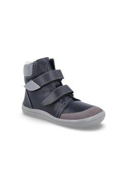 BEDA VYŠŠÍ ZIMNÍ BF 0004/W/SO/MK LUC Black/Grey | Dětské zimní zateplené barefoot boty