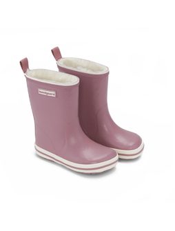 BUNDGAARD CLASSIC RUBBER BOOT WINTER Dark Rose | Dětské barefoot holínky 1