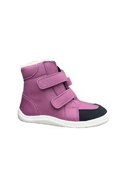 BABY BARE FEBO WINTER Magenta | Dětské zimní zateplené barefoot boty
