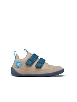 AFFENZAHN LEATHER SNEAKER BUDDY OCTOPUS Grey Blue | Dětské barefoot tenisky