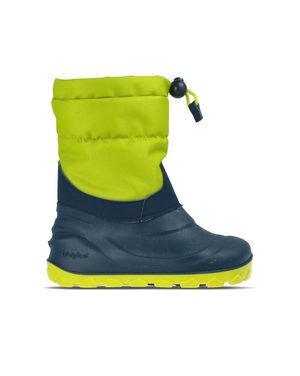 CRAVE SNOWSTORM Navy/Lime | Dětské zimní zateplené bot