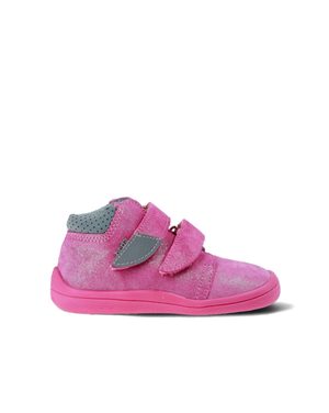 BEDA CELOROČNÍ VELUR BF0001/W/M/TS/2 JANETTE - užší pata | Dětské celoroční barefoot boty