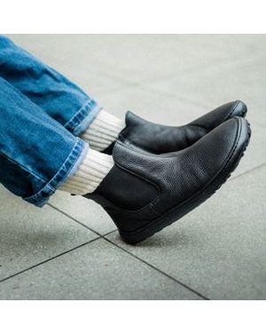 FRODDO KOTNÍKOVÉ CHELYS II Black | Barefoot chelsea boty
