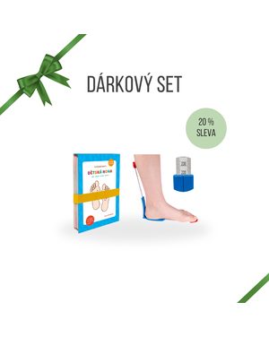 DÁRKOVÝ SET PRO ZDRAVOU DĚTSKOU NOŽKU Měřidlo PLUS12 a Cvičební karty