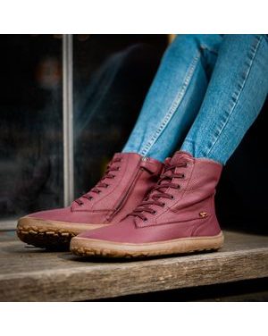 FRODDO VYŠŠÍ KOŽENÉ Zimní Bordeaux 7