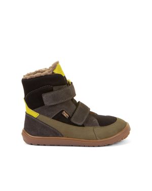 FRODDO UP TEX WINTER Grey / Black | Dětské zimní zateplené barefoot boty