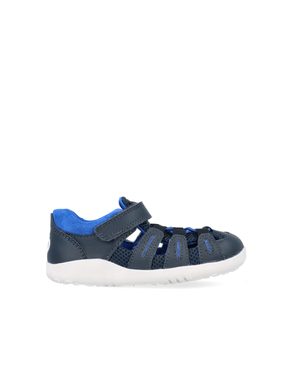BOBUX SUMMIT Navy + Snorkel Blue | Dětské barefoot sandály