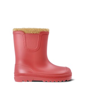 IGOR ZATEPLENÉ ZIMNÍ HOLÍNKY VERONA BORREGO Coral | Dětské barefoot holínky