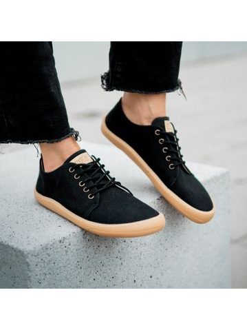 FRODDO SNEAKER VEGAN LACES II Black | Barefoot tenisky