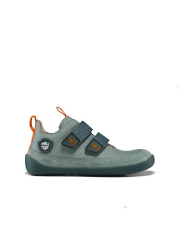 AFFENZAHN SNEAKER LEATHER BUDDY BUNNY Grey Blue | Dětské barefoot tenisky  1