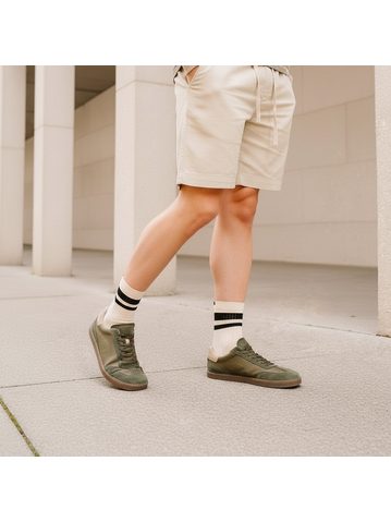 GROUNDIES Galaxy White/Sky Blue | Dámské barefoot tenisky