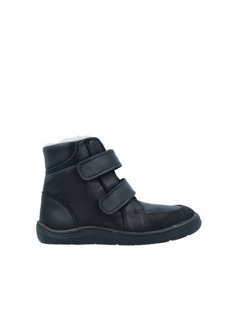 BABY BARE FEBO WINTER Black Asfaltico | Dětské zimní zateplené barefoot boty