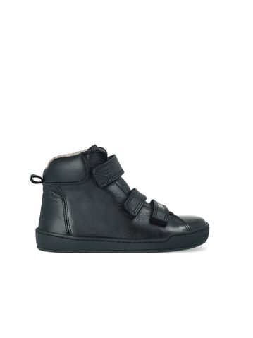 CRAVE SNOWFIELD Black | Dětské zimní zateplené barefoot boty 1