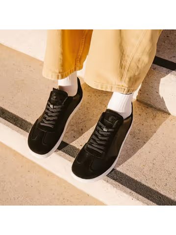GROUNDIES PANAMA Black | Barefoot tenisky