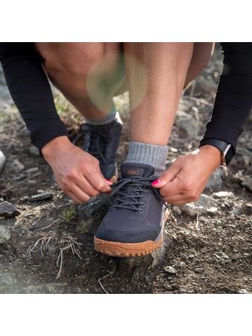 XERO SHOES RIDGEWAY LOW MESH Faded Black | Barefoot pohorky