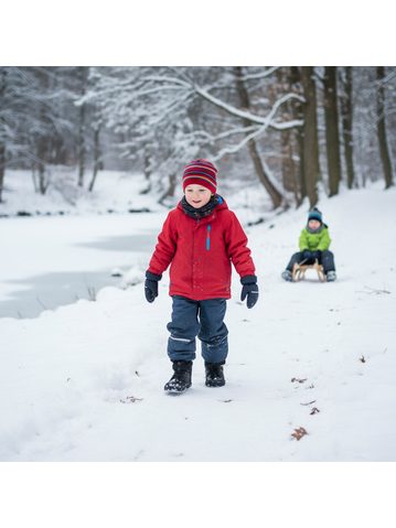 BOBUX XPLORER MARVEL ARCTIC Cerise | Dětské první zateplené barefoot botičky