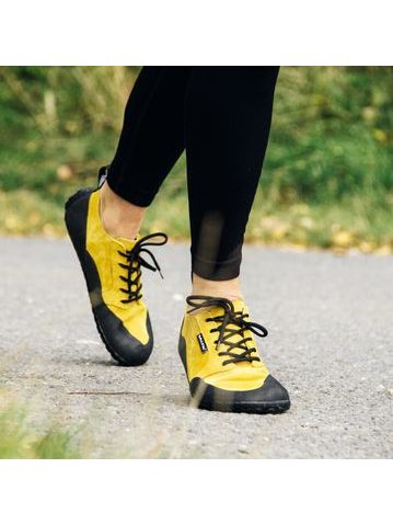 SALTIC OUTDOOR FLAT Yellow | Outdoorové barefoot boty 5