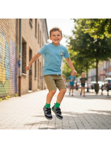 BEDA VYŠŠÍ ZIMNÍ BF 0004/W/SO/MK LUC Black/Grey | Dětské zimní zateplené barefoot boty