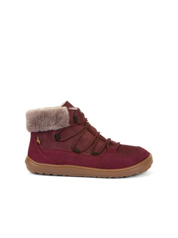 FRODDO UP FURRY W TEX Bordeaux | Zimní zateplené barefoot boty