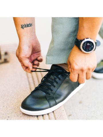 XERO SHOES DILLON LEATHER Black | Barefoot tenisky