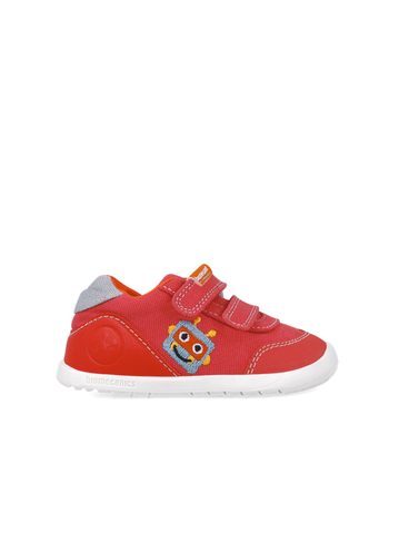 BIOMECANICS TENISKY WIDER CANVAS Red | Dětské barefoot tenisky