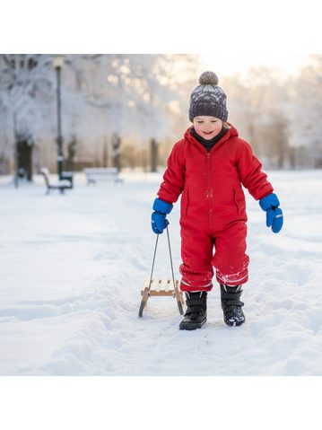 BEDA VYŠŠÍ ZIMNÍ BF 0004/W/SO/MK LUC Black/Grey | Dětské zimní zateplené barefoot boty