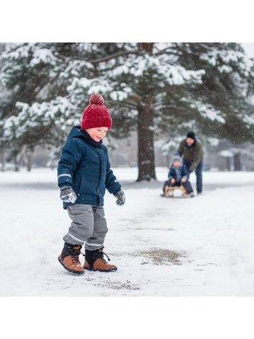 PEGRES WINTER SKINNY SBF42 Brown