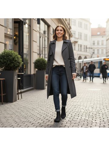 GROUNDIES SIENNA WOMEN Black Leo | Dámské barefoot chelsea boty