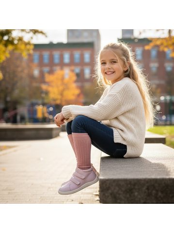 BABY BARE FEBO FALL Midnight Black | Dětské celoroční barefoot boty