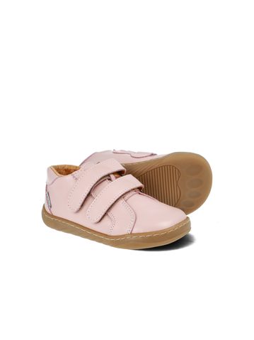 PEGRES CELOROČNÍ TENISKY NUBUK BF54 Pink | Dětské barefoot tenisky