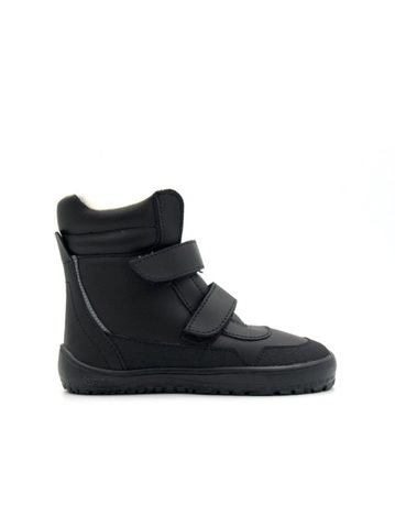 BEDA ZIMNÍ BFN 170070/W/MK/SO PLAYFUL JUST Black | Dětské zimní zateplené barefoot boty