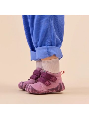 AFFENZAHN PREWALKER LOWBOOT LEATHER TALKY Otter Pink | Dětské první barefoot botičky