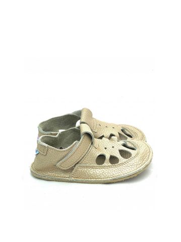 BABY BARE SANDÁLKY/BAČKORY SUMMER IO Shimmer Gold | Dětské barefoot sandály