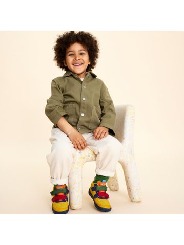 AFFENZAHN LOWBOOT KNIT HAPPY BIRD OF PARADISE Multi Color 2
