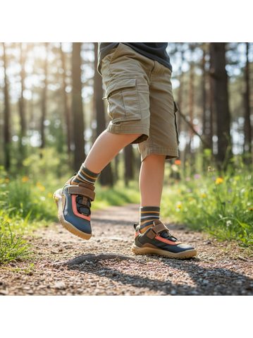 D.D.STEP S070-51562A CELOROČNÍ TENISKY Royal Blue | Dětské barefoot tenisky