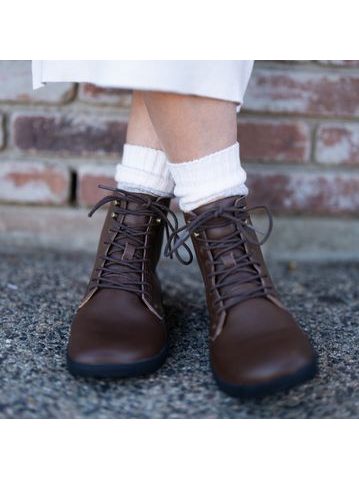 XERO SHOES BRECKENRIDGE Brown | Dámské barefoot kotníkové boty